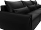 Миниатюра изображения товара Диван угловой Лига Диванов Лига-051 НПБ Лонг универсальный / 129892 (экокожа Grifon 18 черный)