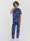 Миниатюра изображения товара Пижама детская Mark Formelle 563321-1 (р.110-56, граффити на темно-синем)