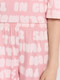 Миниатюра изображения товара Пижама детская Mark Formelle 567747 (р.104-56, текст на пыльной розе/декор)