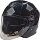 Миниатюра изображения товара Мотошлем AiM JK526 / 526-001-L (L, Black Glossy)