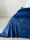 Миниатюра изображения товара Плед Павлина Skandi Тиснение 200x220 (королевский синий)
