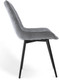 Миниатюра изображения товара Стул Mio Tesoro Франко (светло-серый/черный)