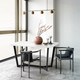 Миниатюра изображения товара Обеденный стол Millwood Мюнхен 140х80 (белый/металл черный)