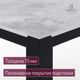 Миниатюра изображения товара Стол садовый Millwood Сеул Керамогранит 80х80 (серый бетон/металл черный)