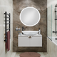 Миниатюра изображения товара Тумба под умывальник Runo Андорра 70 (подвесная, белый матовый/белый глянец)