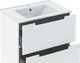 Миниатюра изображения товара Тумба под умывальник Runo Lina 70 Дублин 70 (напольная, белый)