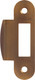 Миниатюра изображения товара Ответная планка Нора-М 504.18 с заходом / 18590 (матовый кофе)