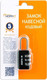 Миниатюра изображения товара Замок для чемодана Нора-М 602 кодовый / 17070 (черный)