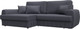 Миниатюра изображения товара Диван угловой Лига Диванов Лига-057 НПБ левый / 130035L (экокожа Grifon 15 серый)
