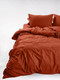Миниатюра изображения товара Комплект постельного белья Urban Family Оранждат Евро 70x70 / 837 (пакет)