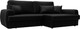 Миниатюра изображения товара Диван угловой Лига Диванов Лига-057 НПБ правый / 130034 (экокожа Grifon 18 черный)