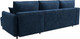 Миниатюра изображения товара Диван угловой Лига Диванов Лига-064 НПБ универсальный / 129643 (велюр Brut 11 синий)