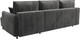 Миниатюра изображения товара Диван угловой Лига Диванов Лига-064 НПБ универсальный / 129629 (велюр Tower 10 серый)