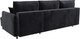 Миниатюра изображения товара Диван угловой Лига Диванов Лига-064 НПБ универсальный / 129630 (велюр Tower 11 темно-серый)