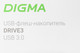 Миниатюра изображения товара USB flash накопитель Digma Drive3 128Gb USB3.0 / DGFUM128A30SR (серебристый)