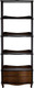 Миниатюра изображения товара Стеллаж Мебелик Джульетта-4 широкая (орех)