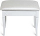 Миниатюра изображения товара Банкетка Мебелик Ретро М с ящиком (белый/экокожа белый)