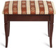 Миниатюра изображения товара Банкетка Мебелик Ретро М с ящиком (средне-коричневый/полоса коричневая)