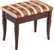 Миниатюра изображения товара Банкетка Мебелик Ретро М с ящиком (средне-коричневый/полоса коричневая)
