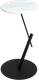 Миниатюра изображения товара Приставной столик Мебелик МеталлАрт М015 круглый (белый мрамор/черный)