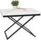 Миниатюра изображения товара Стол-трансформер Мебелик Манхэттен (белый/черный)