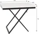 Миниатюра изображения товара Стол-трансформер Мебелик Манхэттен (белый/черный)