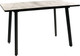 Миниатюра изображения товара Обеденный стол ВВР Миллер пластик 120-160x80 (бискайская сосна/черный №3)