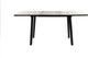 Миниатюра изображения товара Обеденный стол ВВР Миллер пластик 120-160x80 (бискайская сосна/черный №3)