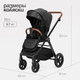 Миниатюра изображения товара Детская прогулочная коляска Tomix Eclipse Single / HP-621A/1 (Black)