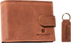 Миниатюра изображения товара Портмоне Peterson С брелком для ключей / PTN SET-M-N003L-CHM (коньячный)