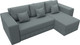 Миниатюра изображения товара Диван угловой Лига Диванов Лига-076 универсальный / 129837 (рогожка амур 07 серый)