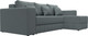 Миниатюра изображения товара Диван угловой Лига Диванов Лига-076 универсальный / 129837 (рогожка амур 07 серый)