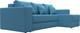 Миниатюра изображения товара Диван угловой Лига Диванов Лига-076 универсальный / 129838 (рогожка амур 10 голубой)