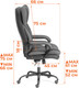 Миниатюра изображения товара Кресло офисное Tetchair Duke metal BL (велюр, серый)