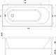 Миниатюра изображения товара Ванна акриловая BAS Орион-Pro 170x75 (с каркасом)