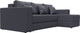 Миниатюра изображения товара Диван угловой Лига Диванов Лига-076 универсальный / 129854 (экокожа Grifon 15 серый)