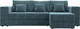 Миниатюра изображения товара Диван угловой Лига Диванов Лига-076 универсальный / 129841 (велюр Seven 113 бирюзовый)