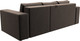 Миниатюра изображения товара Диван угловой Лига Диванов Лига-076 универсальный / 129844 (велюр Seven 727 коричневый)