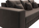 Миниатюра изображения товара Диван угловой Лига Диванов Лига-076 универсальный / 129844 (велюр Seven 727 коричневый)
