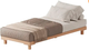 Миниатюра изображения товара Односпальная кровать Домаклево Сакура 90x190 (береза/натуральный)