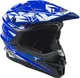 Миниатюра изображения товара Мотошлем AiM JK803 / 803-016-L (L, синий/белый)