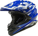 Миниатюра изображения товара Мотошлем AiM JK803 / 803-016-M (M, синий/белый)