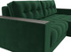 Миниатюра изображения товара Диван угловой Лига Диванов Лига-049 НПБ универсальный / 128457 (велюр Seven 626 зеленый)