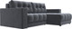 Миниатюра изображения товара Диван угловой Лига Диванов Лига-049 НПБ универсальный / 128458 (велюр Seven 17 серый)