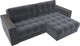 Миниатюра изображения товара Диван угловой Лига Диванов Лига-049 НПБ универсальный / 128458 (велюр Seven 17 серый)