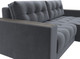 Миниатюра изображения товара Диван угловой Лига Диванов Лига-049 НПБ универсальный / 128458 (велюр Seven 17 серый)