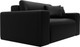 Миниатюра изображения товара Кресло-кровать Лига Диванов Лига-036 НПБ / 127812 (экокожа Grifon 18 черный)