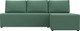 Миниатюра изображения товара Диван угловой Лига Диванов Поло правый / 124818 (рогожка амур зеленый)