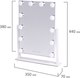 Миниатюра изображения товара Зеркало косметическое Brabix 609336