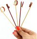 Миниатюра изображения товара Набор шпажек для канапе Мультидом Завиток NEW / BJ80-609 (24шт, красный)